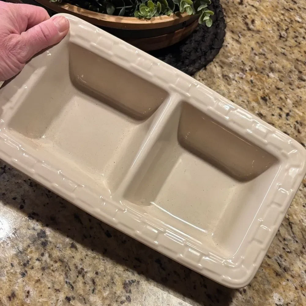 Longaberger stylish cream